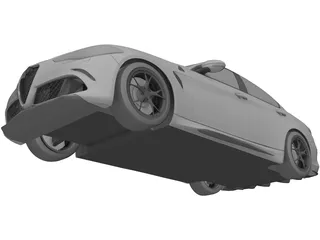 Alfa Romeo Giulia Quadrifoglio 3D Model