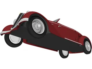 Alfa Romeo 6C 2300 S Touring Pescara Spider (1935) 3D Model