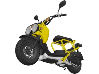 Honda NPS50 Zoomer Ruckus (2005) 3D Model