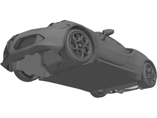 Alfa Romeo 4C Launch Edition 3D Model