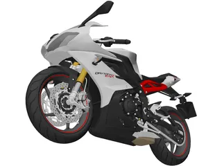 Triumph Daytona 675R (2015) 3D Model