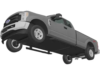 Ford F-250 XLT (2015) 3D Model