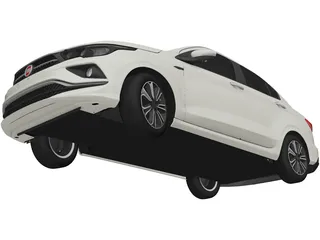 Fiat Cronos (2018) 3D Model