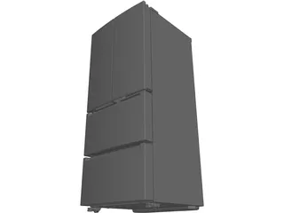 LG Refrigerator 3D Model