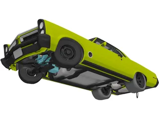 Pontiac GT Turbo 3D Model