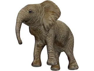 Elephant 3D Model