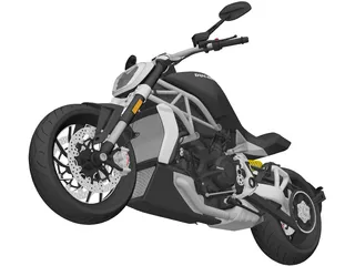 Ducati X-Diavel (2016) 3D Model