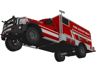Ford F-350 Offroad Pumper (2015) 3D Model