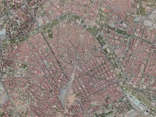 Valencia City, Spain (2020) 3D Model