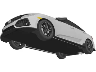 Honda Civic Hatchback (2017) 3D Model