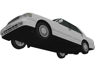 Toyota Crown (1991) 3D Model