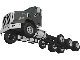 Autocar DC-64 Tractor Truck 4-axle (2019) 3D Model