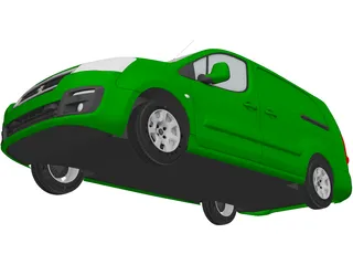 Peugeot Partner (2017) 3D Model