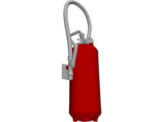 Fire Extinguisher 3D Model