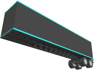 Trailer Box 3D Model