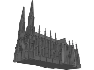 Cathedral Saint Patricks 3D Model