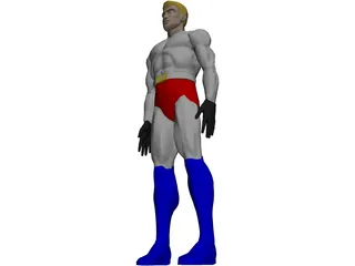 Superhero 3D Model