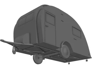 Carlight Caravan 3D Model