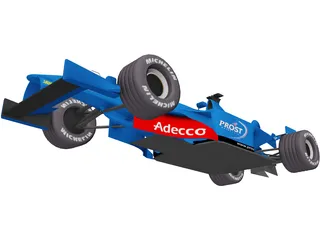 F1 Prost 2001 3D Model