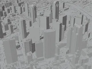 Dallas City, TX, USA (2022) 3D Model