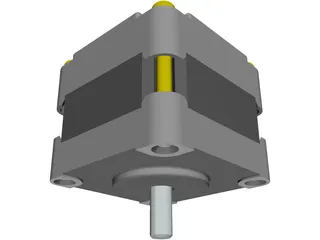 Stepper Motor 3D Model
