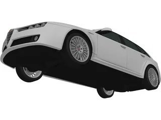 Alfa Romeo 159 Sportwagon (2011) 3D Model