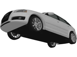 Audi A3 Sportback (2011) 3D Model