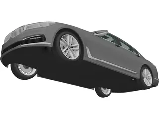 BMW 740Le [G12] (2015) 3D Model