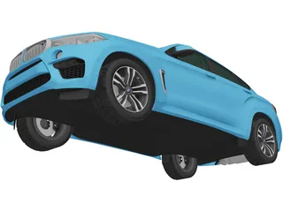 BMW X6M (2015) 3D Model
