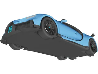 Bugatti Chiron Pur Sport (2021) 3D Model