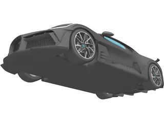 Bugatti Divo (2019) 3D Model