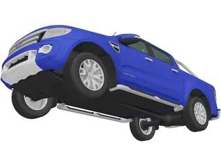 Ford Ranger T6 (2011) 3D Model