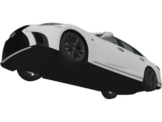 Lexus LS XF50 F Sport (2018) 3D Model