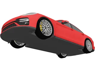 Porsche Panamera Turbo S (2021) 3D Model