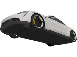 Porsche Taycan (2020) 3D Model