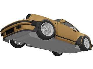 Porsche 911 Turbo (1975) 3D Model
