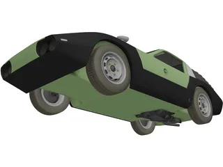 Porsche 911 HLS (1967) 3D Model