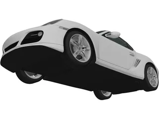 Porsche Cayman S (2011) 3D Model