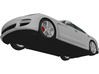 Porsche Panamera (2009) 3D Model