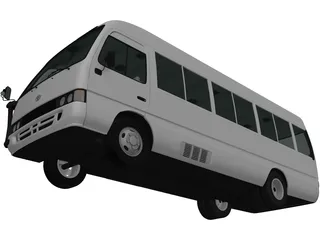 Toyota Coaster (2014) 3D Model