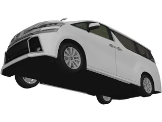 Toyota Vellfire Aero (2015) 3D Model