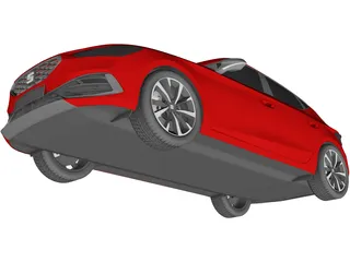 Seat Leon FR (2022) 3D Model