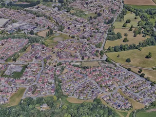 Wrexham City, UK (2023) 3D Model