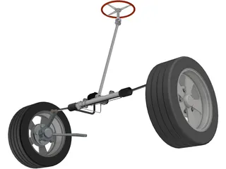 Steering System 3D Model