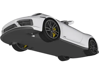 Porsche 911 Carrera GTS Convertible (2022) 3D Model