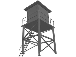 Control Cabin 3D Model