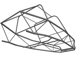 Chassis Buggy Cross Frame 3D Model