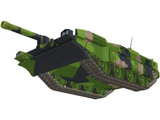 STRV 103C 3D Model