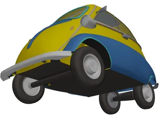 BMW Isetta 250 (1956-1962) [+Interior] 3D Model