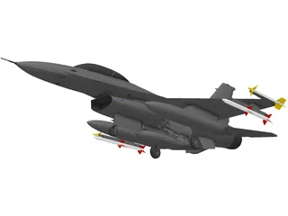 F-16C 3D Model